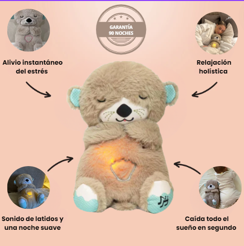 Lili la nutria Bloonea™ Peluche Antiestrés